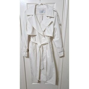 Calia Trench Coat Women's M Cloud Clover NWT